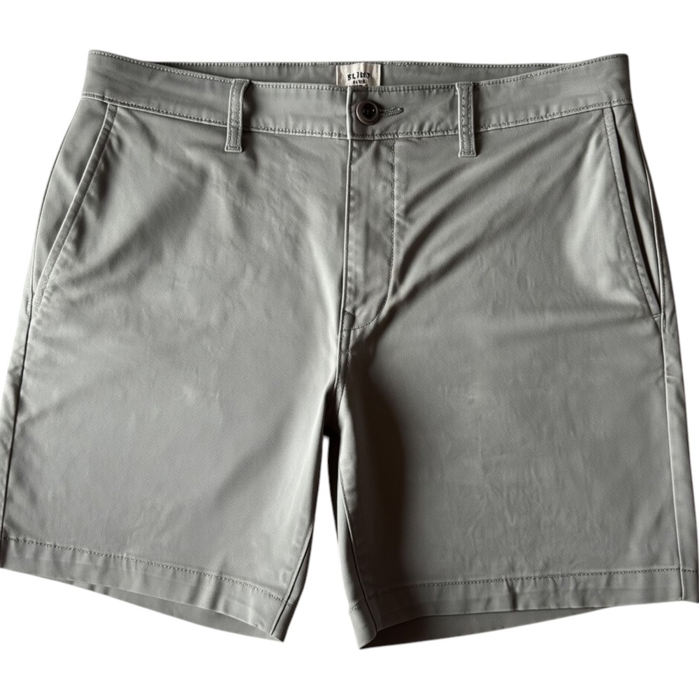 Flint and Tinder 365 Chino Shorts Gray Mens 32 Gray Stretch Summer Huckberry